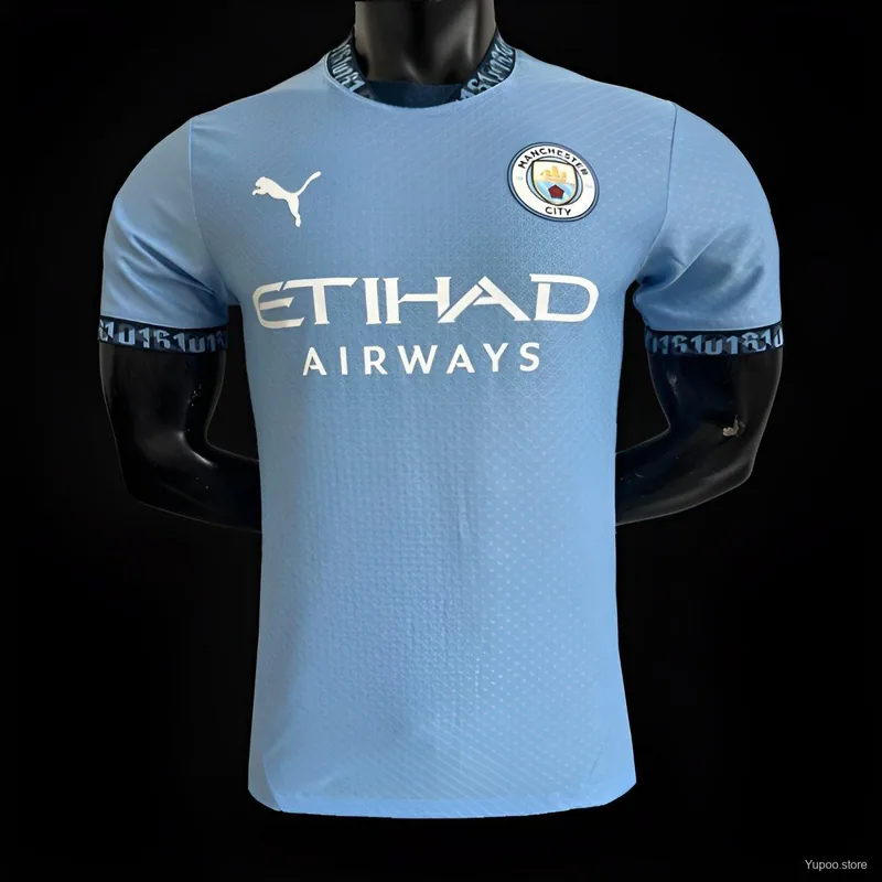Camiseta Manchester City 2024/25 LOCAL MANGA CORTA VERSION JUGADOR